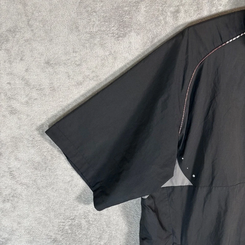 Under Armour Golf Jacket DNA Mens Large Black Short Sleeve 1/4 Zip Windshirt